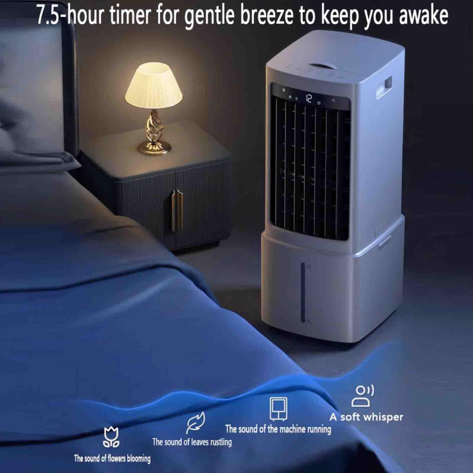 Aire acondicionado portátil con sistema de refrigeración por evaporación