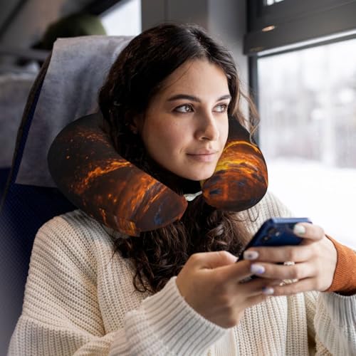 Almohada de viaje con diseño de guitarra eléctrica miniatura 6