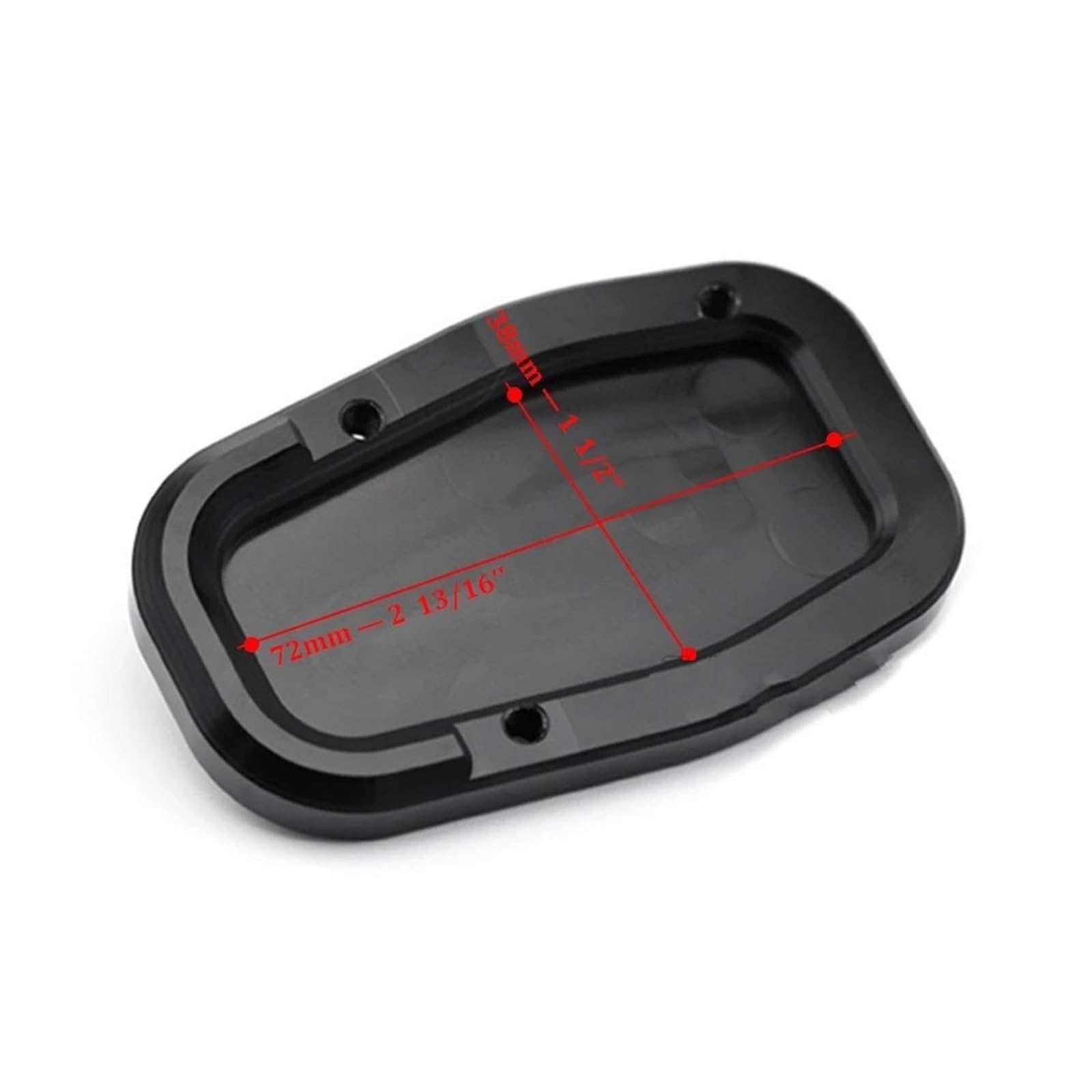 Podkładka wspierająca motocykl Podpórka Motocyklowa Powiększalnik Podnóżek Pad Dla DUCATI Monster 937 950 821 797 1200 SuperSport 939 Podkładka rozszerzająca(Red)