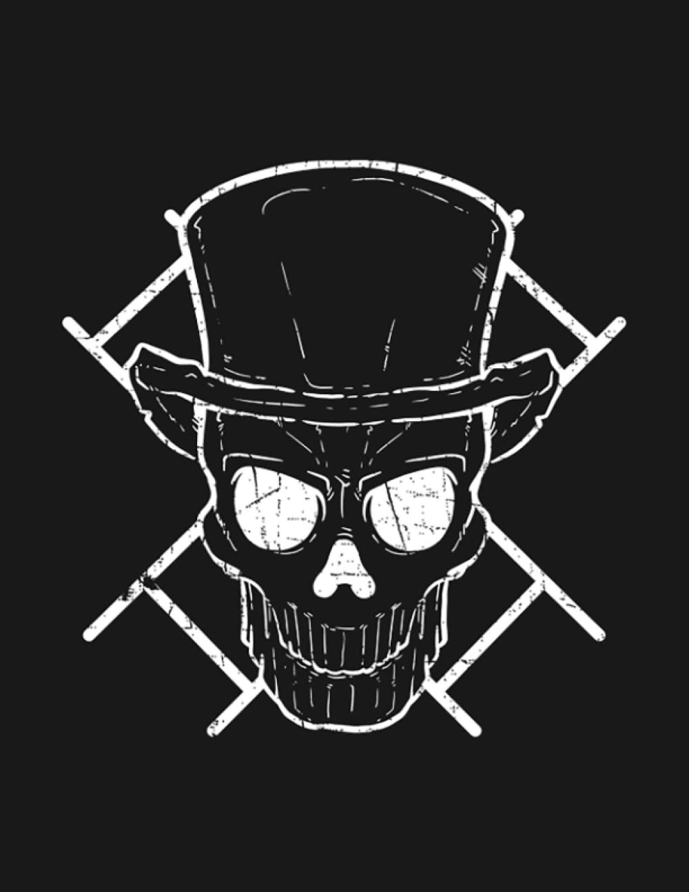 Chimney Sweeper Skull Tattoo Skeleton Sweep Worker Notebook: Appreciation Gratitude Journal Gift 100 Pages, 8.5x11 Soft Cover