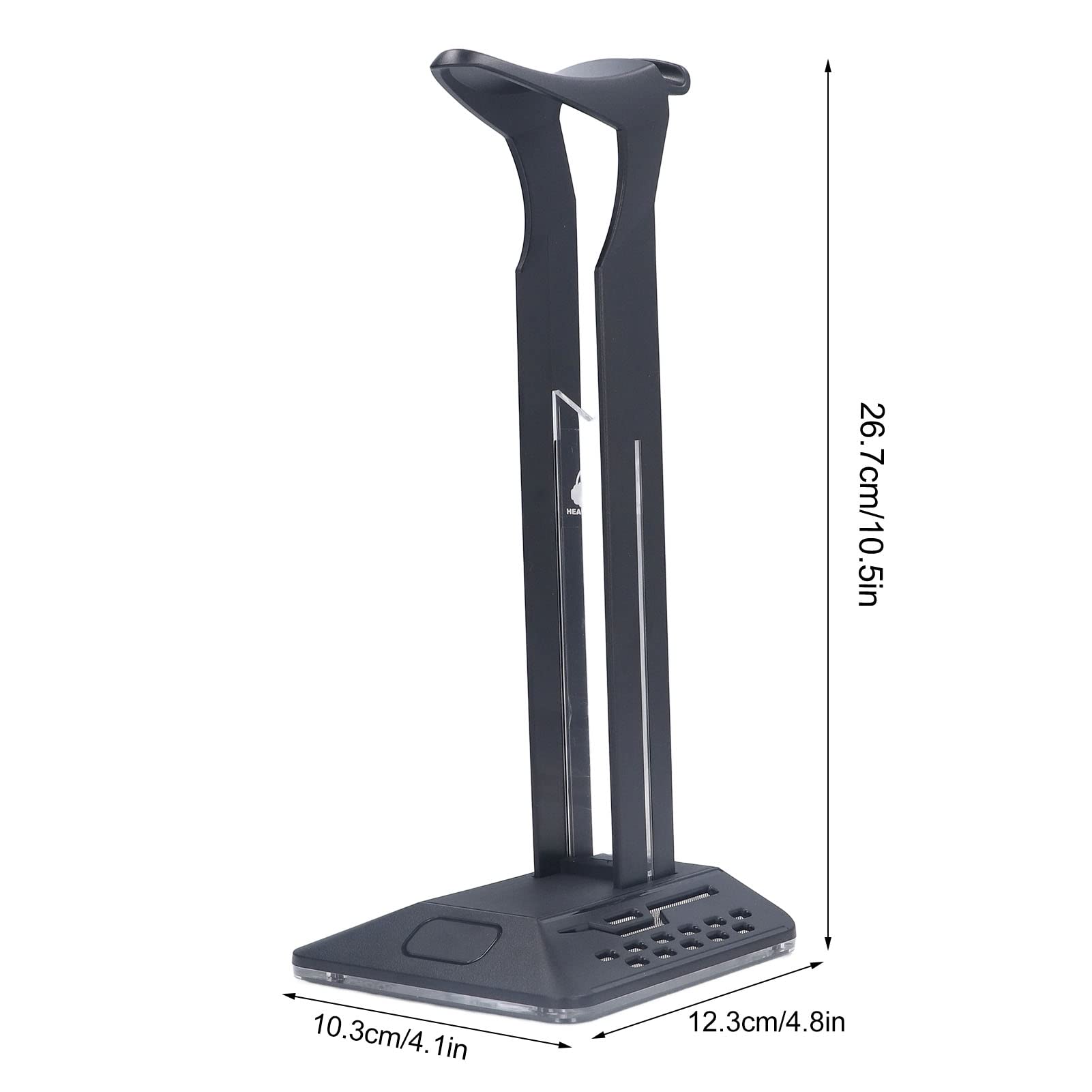 Supporto per Cuffie, Supporto per Cuffie da Gioco con Doppia Porta USB 2.0, per RGB con compatibilità Universale per Accessori da Gioco da Scrivania e PC