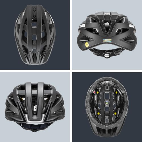 uvex i-vo cc MIPS Fahrradhelm, All Black matt, 56-60 cm – Ansicht 4