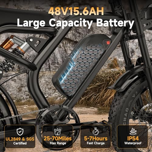 Electric Dirt Bike for Adults – Peak 1500W/3000W Electric