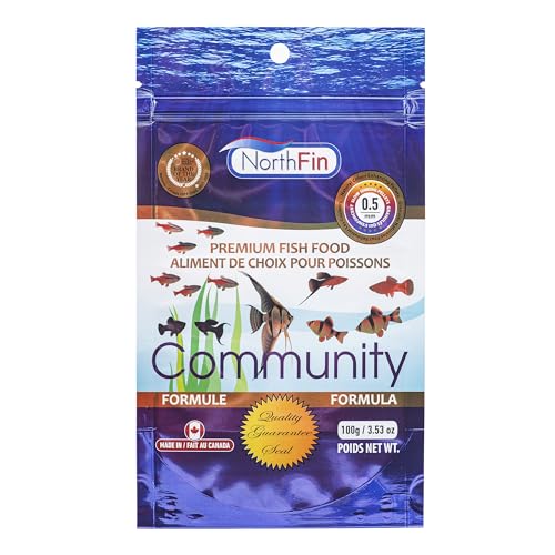 Northfin Fish Food Community Formula Slow Sinking Pellets (0.5mm 100g)