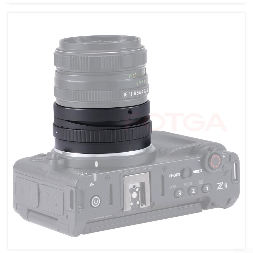 Adattatore obiettivo per Takumar Helios-44-2 a Z-Mount | Su misura per Takumar e Helios-44-2, controllo manuale completo, design infinito e robusto