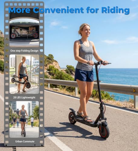Image of Electric Scooter, 21 /23 /28 Miles Range, 20 MPH Speed, 350 /500W Motor