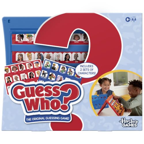 Image of Hasbro Gaming Guess Who's That I? Original Guess Board Game for Children, Family Games for 2 Players, Gifts for Children from 6 Years