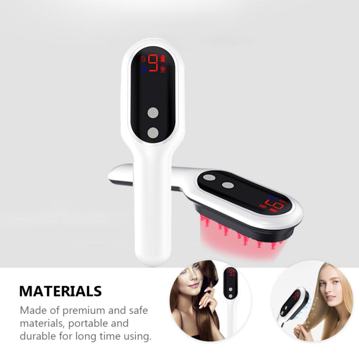 USHOBE Masajeador de Cabello Eléctrico Diseño Ergonómico y Material Abs para Promover la Relajación y Cuidado del Cuero Cabelludo