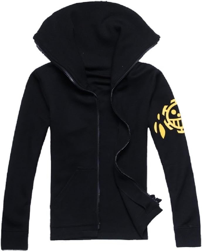 Moccz One Piece Cosplay Costume Trafalgar Law Hoodie Jacket