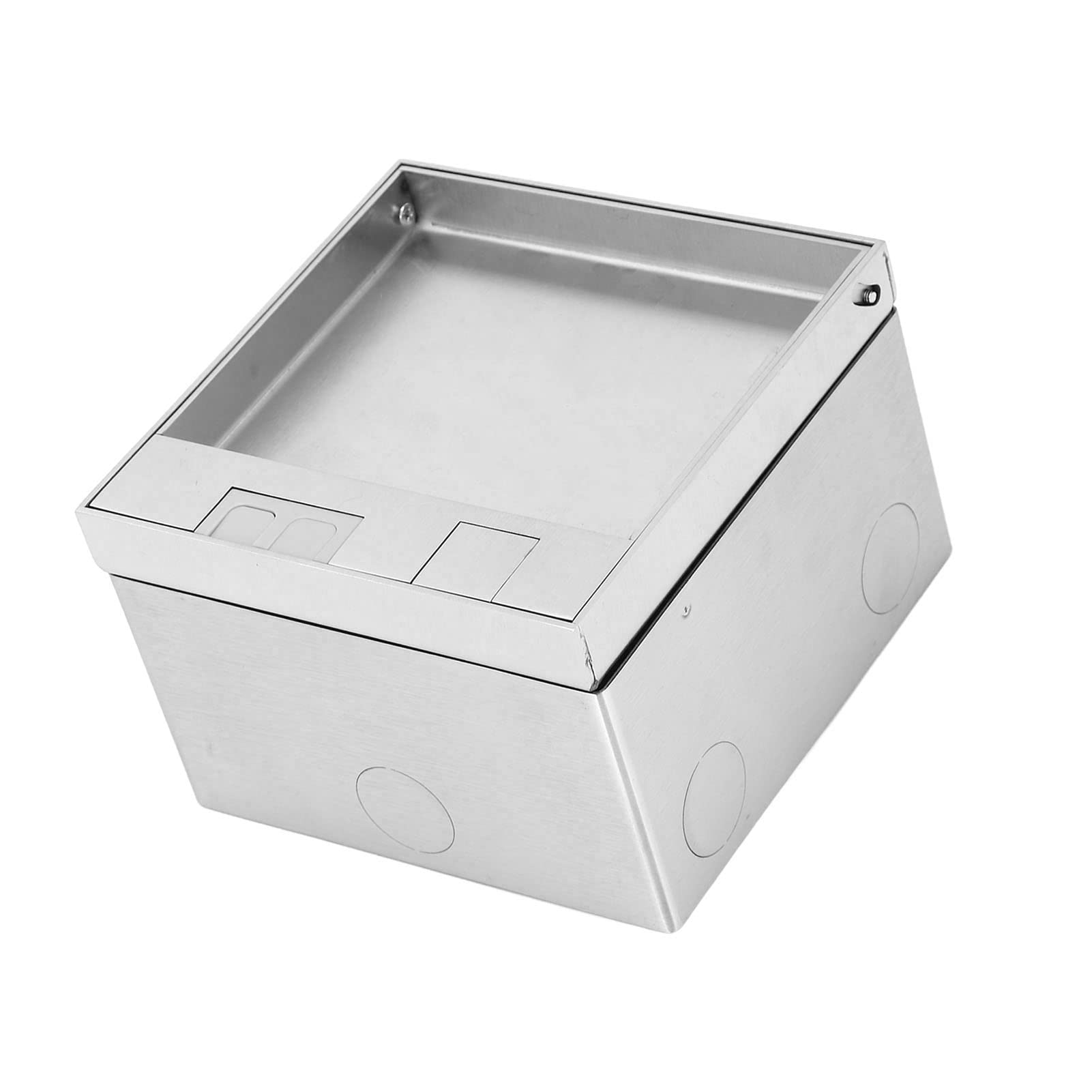 Presa Pavimento 16A Incasso a Pavimento con Doppia Presa, Presa Elettrica Incorporata CA 250 V Scatola di Copertura Presa Impermeabile Nascosta per Pavimenti Piani Cucina
