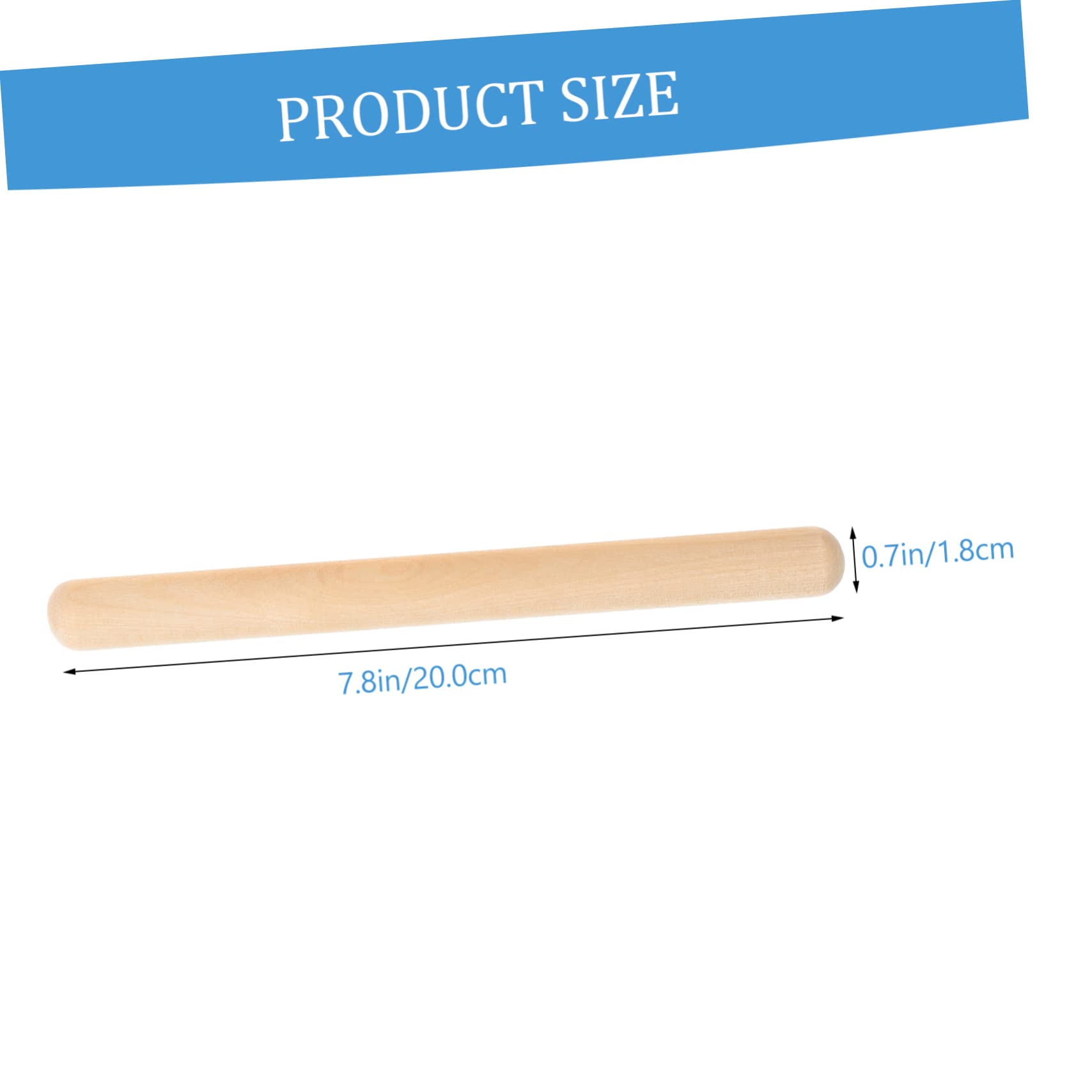 JOINPAYA 6Pcs Music Sticks Wooden Rhythm Sticks for Educational Musical Beating Early Learning Percussion Instruments for Classroom and Home Play