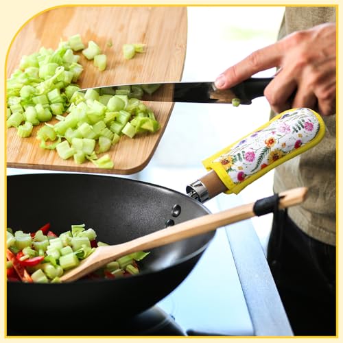Fundas de mango de sartén de hierro fundido Patelai resistentes al calor 3