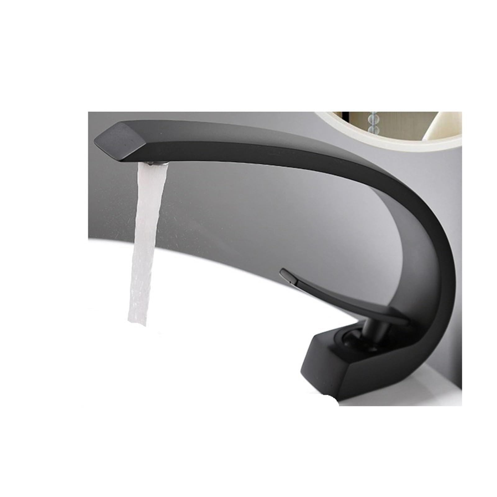 Basin Faucet Washbasin Bathroom Faucet Mixer Waterfall Hot and Cold Water Taps for Basin of Tap(Color-4)