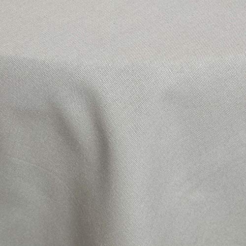 Homescapes Tovaglia, Cotone, grigio, 180 cm rund