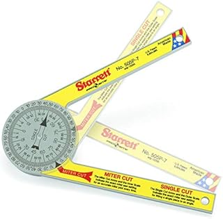 Starrett ProSite Miter Saw Protractor, This Easy to use Tool has Two Scales