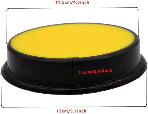 Miniatura 5 de 3 juegos de filtros para aspiradora vertical Eureka AS3030AE, AS3033A, AS3101A, AS3104AX, AS3304A, parte NO.DCF-25, DCF25, 67600, 68657, 82982-2