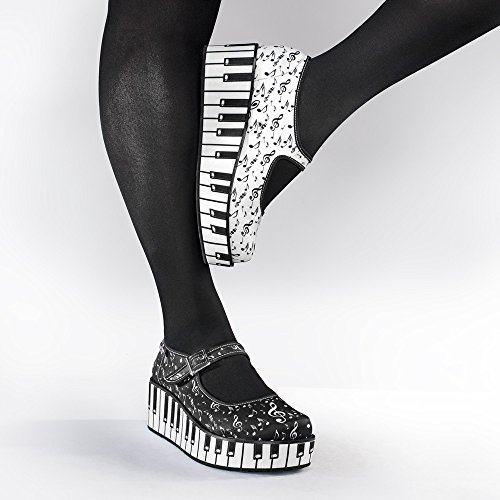 Image of Hot Chocolate Design Whimsical Women's Platform Mary Jane Shoes