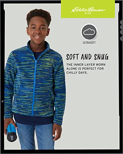 Image of Eddie Bauer Boys' Jacket - Lone Peak Waterproof 3-in-1 Insulated Windbreaker Coat with Removable Fleece Lining (5-20)