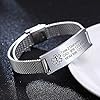 VNOX Medical Alert Bracelet for Women Medical Alert Bracelet for Men Personalized Customizable Epilepsy Type 1/2 Diabets Bracelets SOS Bracelet #4