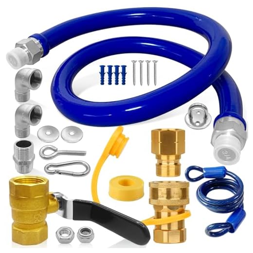 Mobile Gas Hose Connector Kit
