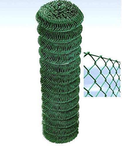 Replax t 70, rete a maglia sciolta, zincata e plasticata; maglie 50 x 50; diamentro del filo 2.7 mm