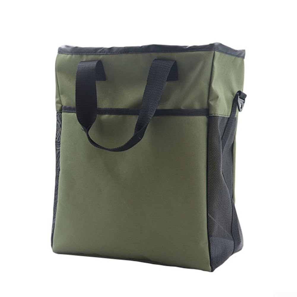 Große Kapazität Angeln Wathose für Jagdstiefel Aufbewahrung mit verstellbarem Schultergurt, wasserdichtes Oxford-Gewebe Tackle Tasche mit atmungsaktivem Mesh