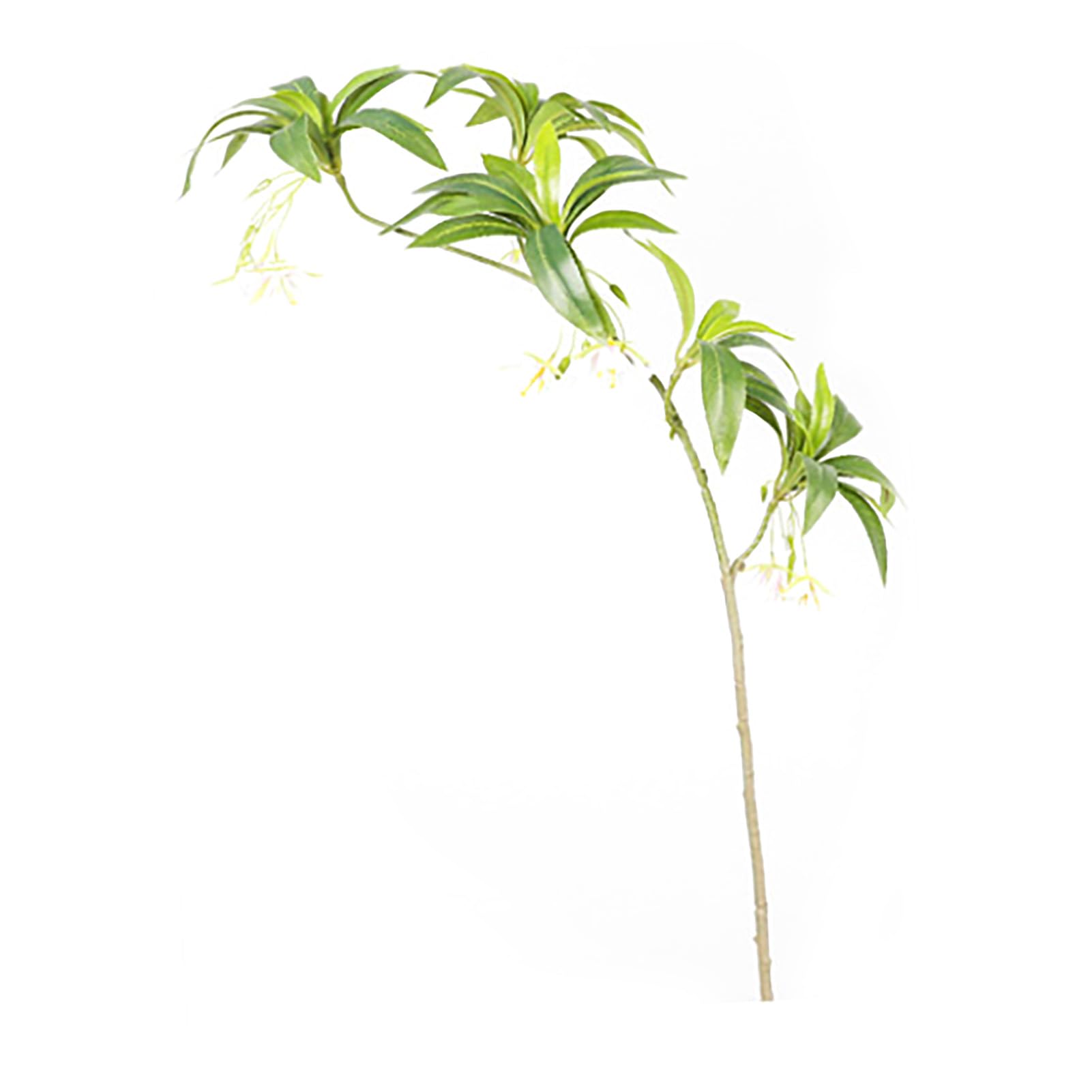 Fleurs artificielles vertes 90 cm avec 5 branches pour décoration de table