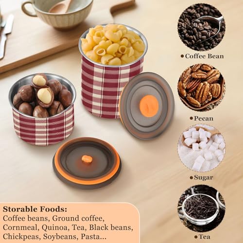 Contenedor hermético para café Kigai acero inoxidable 30 oz miniatura 6