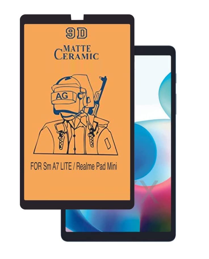 COVER CAPITAL Tablet Matte Screen Guard for Realme Pad Mini 8.7" inch 2022 -Black Edges [Matte Feel Temper(Its Not Glass)] (B0BGCHRKJJ) Amazon Price History, Amazon Price Tracker