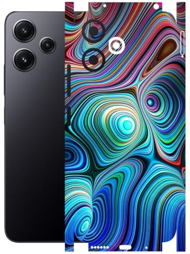 Image of AtOdds - Full Body Back Screen Guard Protector Film - Lamination Wrap Skin Sticker Compatible with Poco M6 PRO (5G) | Scratchproof Matte Finish (Water Paint)