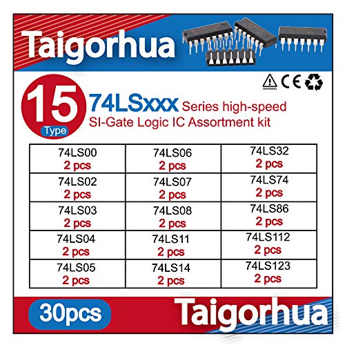 15 Types 74LSxxx Series Logic IC Assortment Kit, High-Speed Si-Gate,TTL, Low-Power Schottky Logic IC - Thumbnail 4