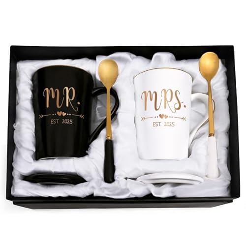 Cabtnca Mr & Mrs Est 2025 Mug Set