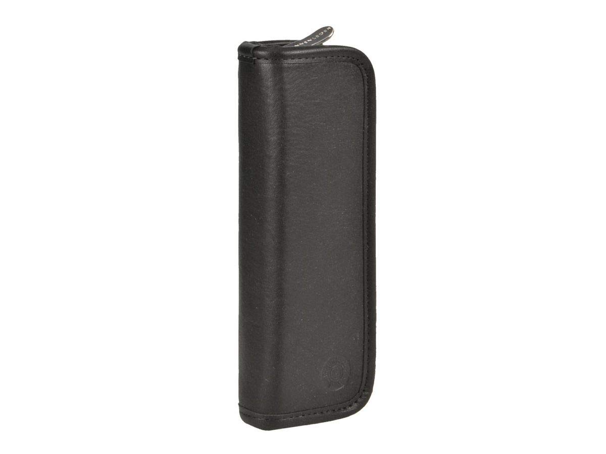Sonnenleder Stifteetui für 3 Stifte Federtasche Leder GRASS Stiftetui schwarz