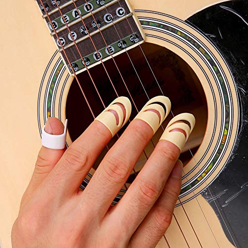6 Púas de Dedo para Guitarra, Púas de Alaska, Púas de Dedo, Púa de Pulgar para Guitarras de Cuerdas...