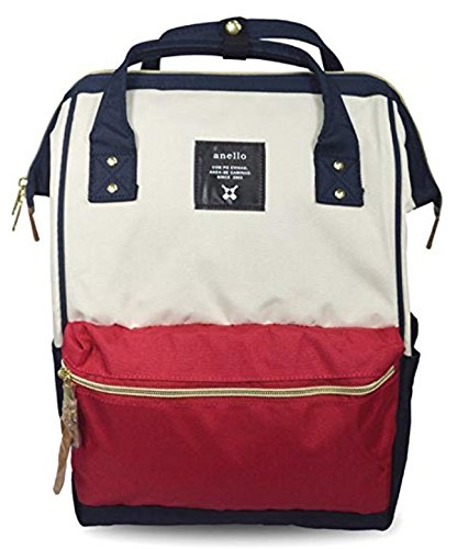 Japan Anello: Mochila unisex grande MIX F impermeable de lona