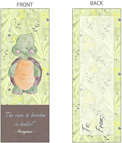 Simple Set of Bookmarks - 48 Recycled, Earth Friendly Bookmarks, Great for School Rewards or Little prizes