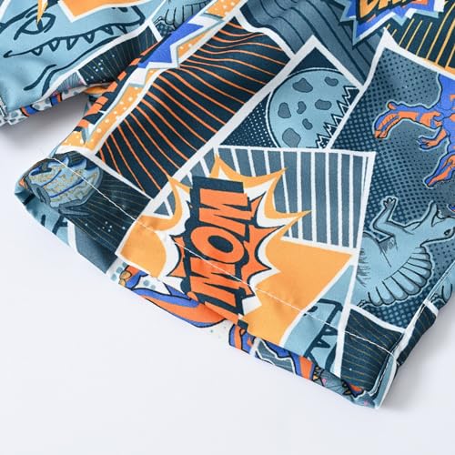 Moonker Toddler Girls Summer Beach Shorts Soft Light Y2k Pattern Printed Baggy Athletic Boy Shorts Underwear for3