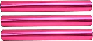 Batones de retransmisión del Campo de Pista de Aluminio de 3pcs, Equipos de Carreras de batones de Pista para Correr Herramientas de Carrera de Campo de Carreras para Eventos de