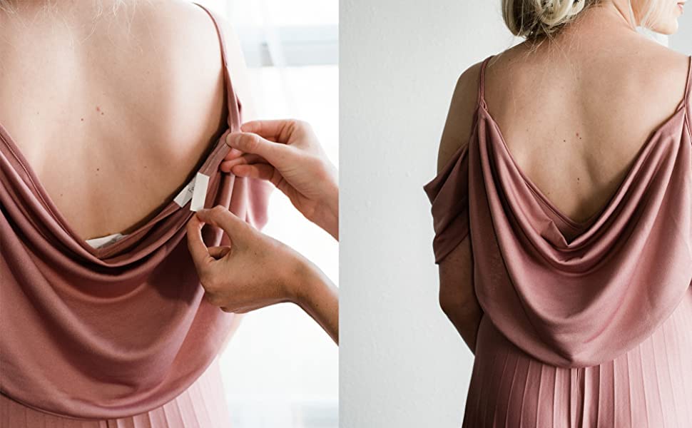 LERFOT 50 Strips Double Sided Clothing Tape for Fashion, Clothes and Body | All Day Strength Invisible Body Tape for women | Gentle to stick on Skin and clothes | Transparent... - Image 5