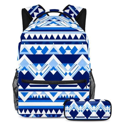 Sac à dos avec trousse pour transporter les grands cahiers des étudiants Boho