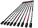 Flames 'N Games - Contact Practice Staff 120cm (47.24 inches) - Spiral Deco. for Daytime Staff Spinning! (Black)