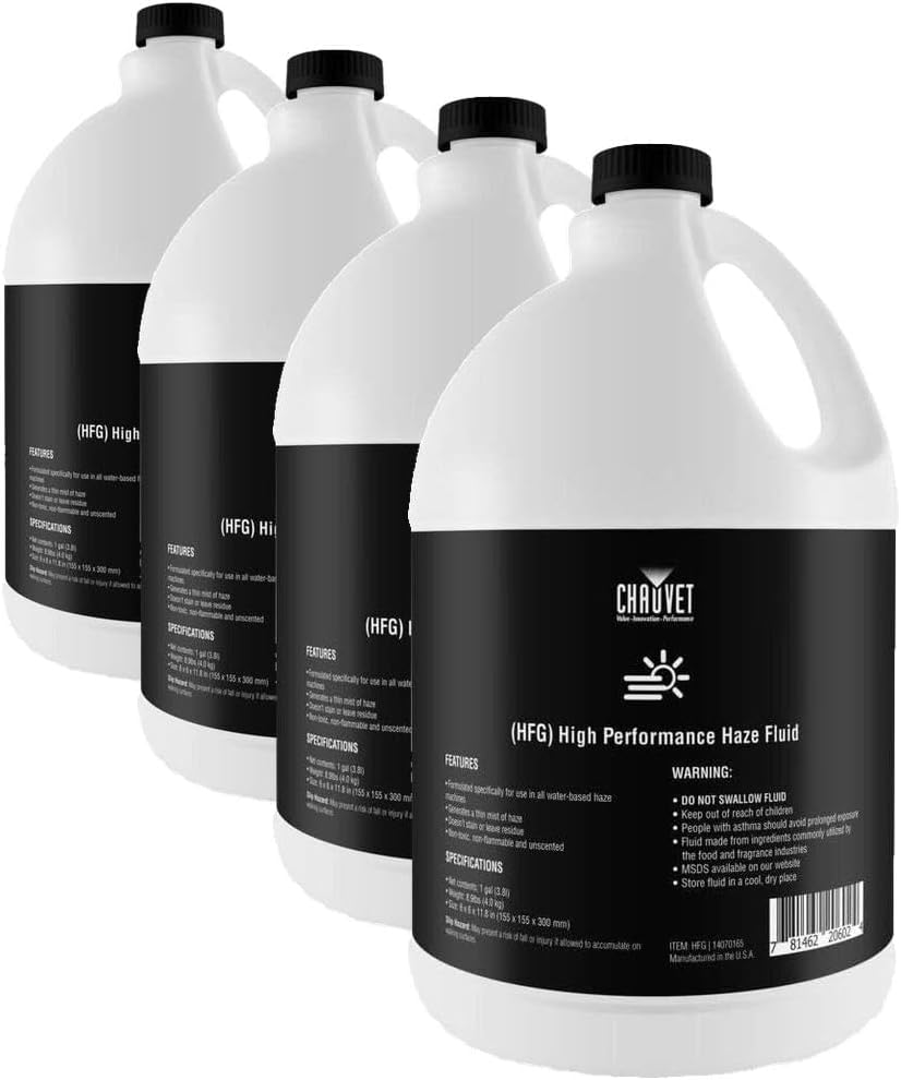 Chauvet HFG Haze Fluid - Gallon (4 Pack)