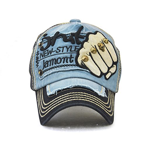 JAMONT Plain Gorra de béisbol con Correa Ajustable para Hombres/Mujeres Relajado para Exteriores, Negro Panel Sol Sombrero, para Todo el año, Negro