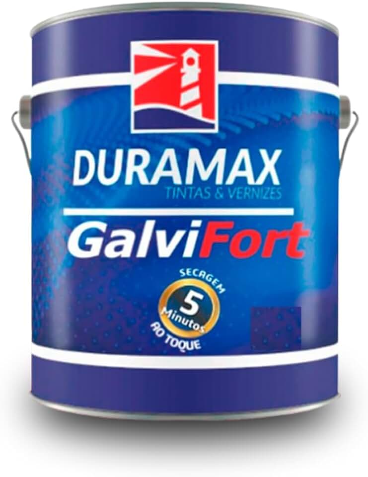 Tinta Galvifort Duramax Dupla Função - Metal, Aço e Ferro - Todas as Cores - 3,6 Litros