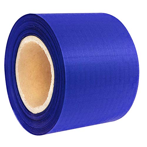 emma kites 2inch Ripstop Nylon Tape Non Adhesive 40D Great Material for Kite Tails Making Edge Binding DIY Cloth Projects - Royal Blue, 2