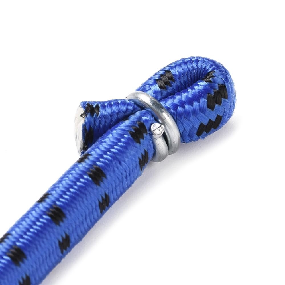 JSCARLIFE Corda elastica per saltare con gancio, corde elastiche resistenti e fissaggi per esterni, cinghia per bagagli per biciclette, camper, carrello da pesca (18)