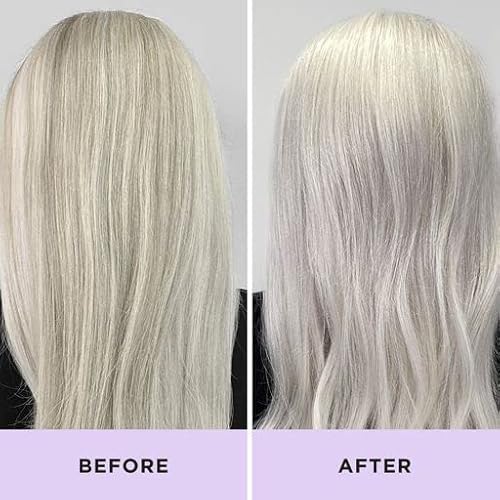 Jhirmack Silver Brightening Purple Shampoo And Conditioner Set For All Types Of Silver, Grey, And Blonde Hair #TOP4