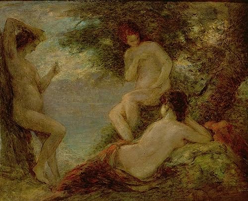 Les baigneuses affiche mur art pour transformer un mur blanc avec un grand tableau 60x90