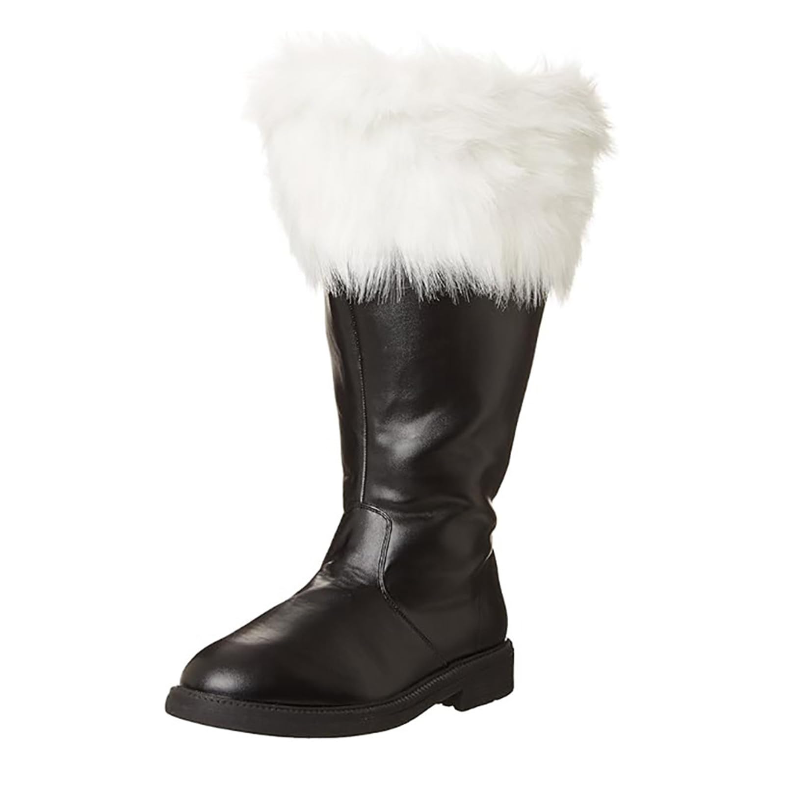 Fulidngzg Stivali Babbo Natale Uomo 43-49 EU in Pelle Impermeabili Copri Stivali Carnevale Invernali Caldo Copristivali Pirata Elegante Scarpe da Neve Casual per Trekking Montagna Caccia Lavoro