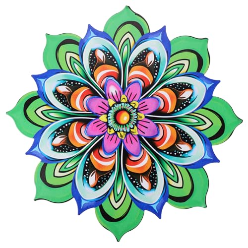 Toyvian Décoration Murale Métal Fleur Fer Forgé pour Salon et Jardin Ornement Murale Artisanale Résistante et Élégante pour Salle à Manger et Courtyard